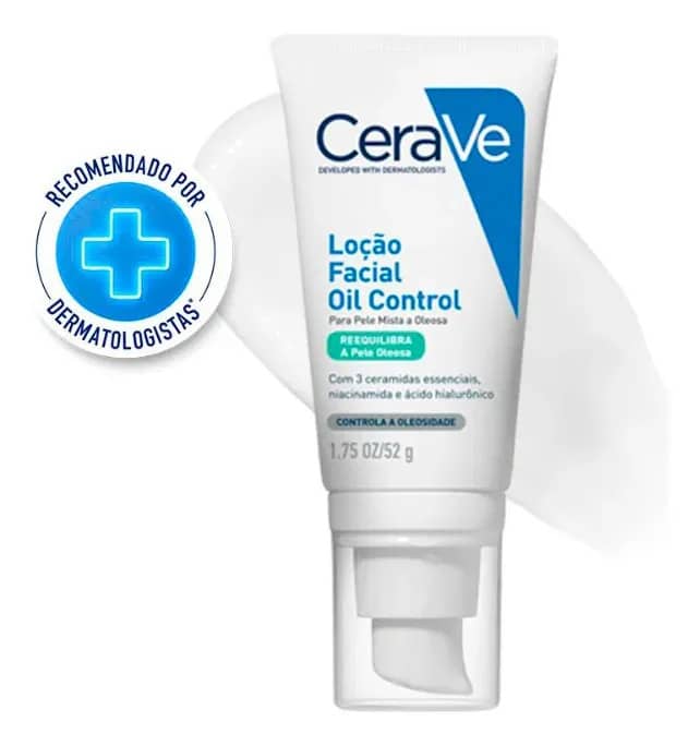 Loção Facial Hidratante Para Pele Oleosa Oil Control Cerave 52g Dia