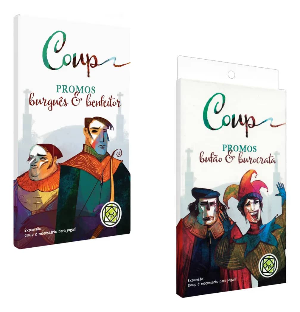 Kit Expansoes Coup Bufao Burocrata + Burges Benfeitor Grok