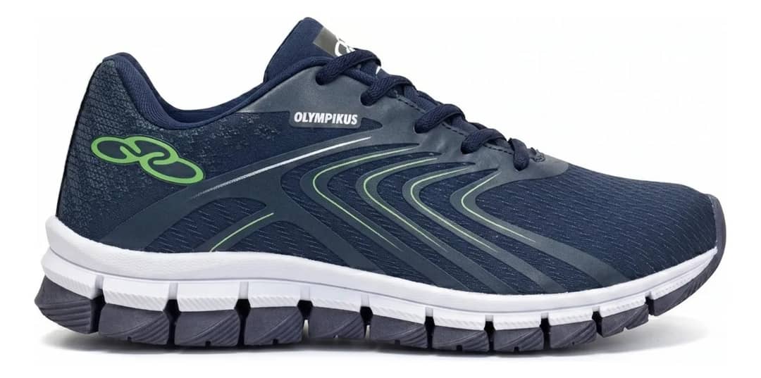 Tenis Masculino Esportivo Olimp Academia Caminhada Confort Marinho 39 Br