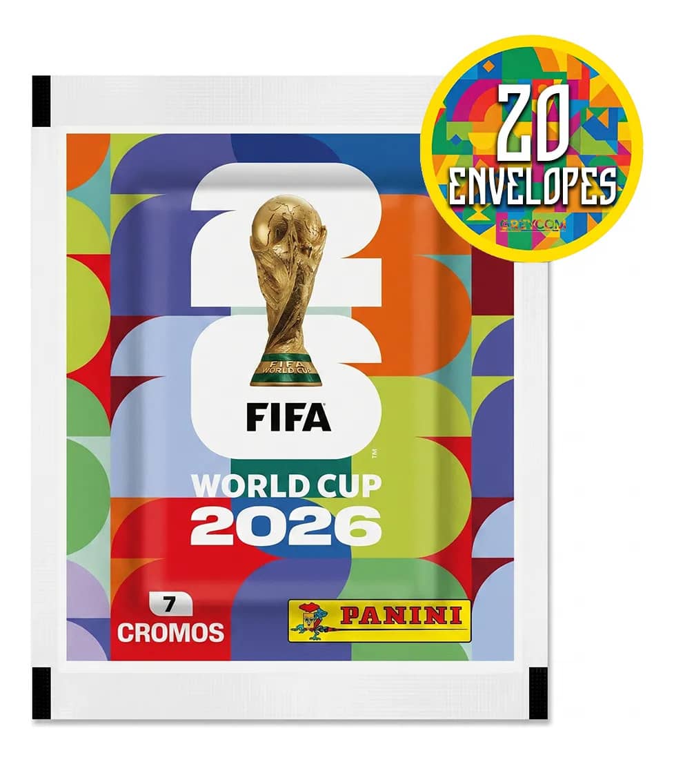 Kit 140 Figurinhas Do Álbum Copa Do Mundo 2026- 20…