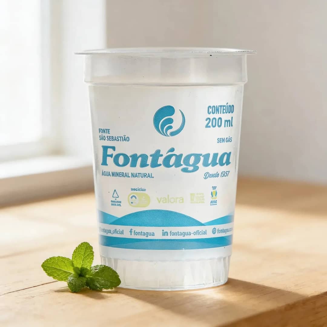 Água Mineral Fontágua Copo 200ml - Kit C/02 Caixas (48 Unid)