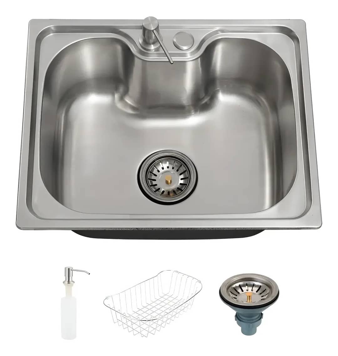 Cuba Gourmet Para Cozinha Aço Inox 201 50x40cm Nawa Prata - Pingoo.casa