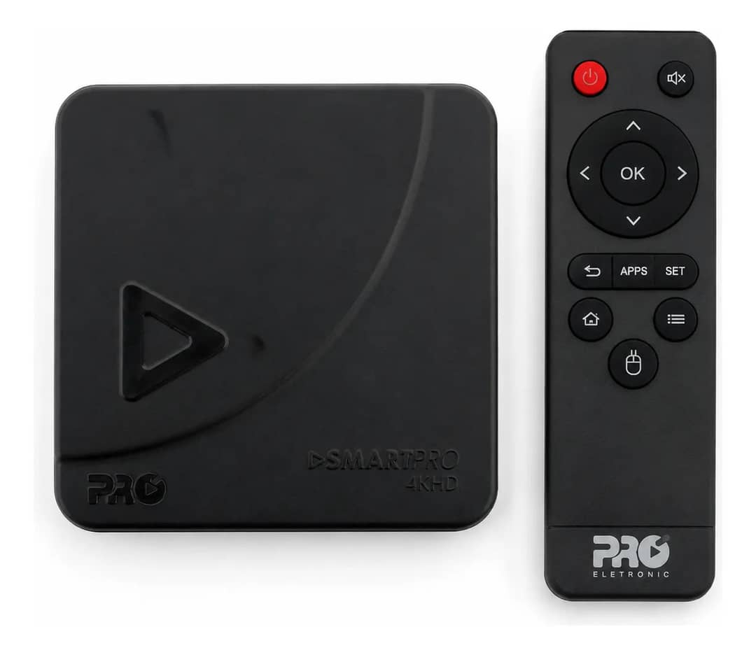 Smart Tv Box Proeletronic 4k Android 10 2gb Ram 16gb Preto Padrão