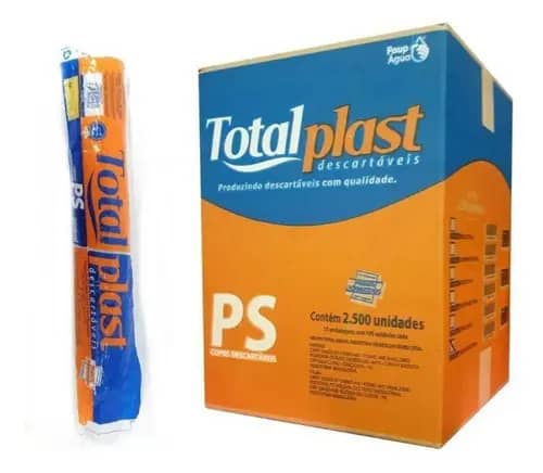 Copo 180ml Transparente - Totalplast