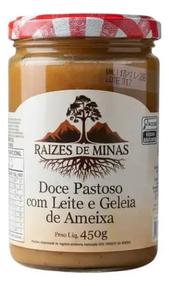 Doce De Leite Com Geléia De Ameixa Raízes De Minas 450gr
