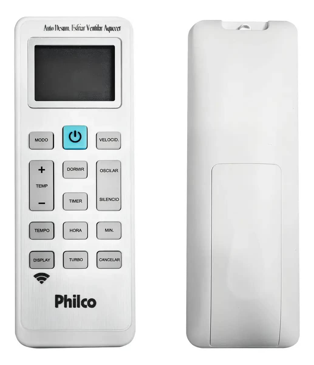 Controle Remoto Para Ar Condicionado Philco Split Hi Wall Itfm9, Tqfm9 Ifm8 Iqfm8 Tfm12 Tqfm12 Ifm14 Ifm15 Iqfm15 Branco