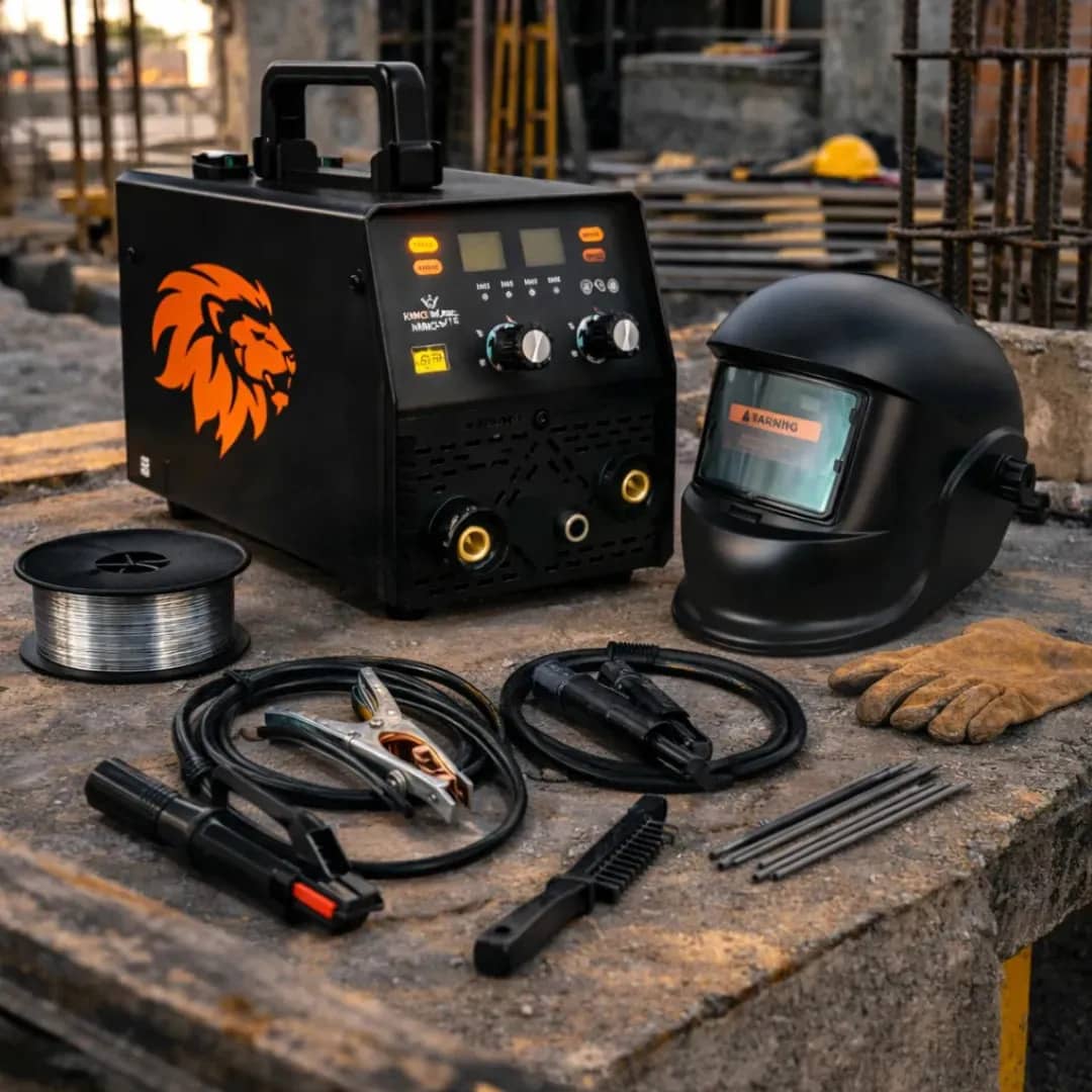 Máquina Solda Mig Sem Gás Flex Tig Lift Mma Bivolt Inversora Sinergico Com Arame Frequência 50 Hz/60 Hz 110/220v Preto 127/220v